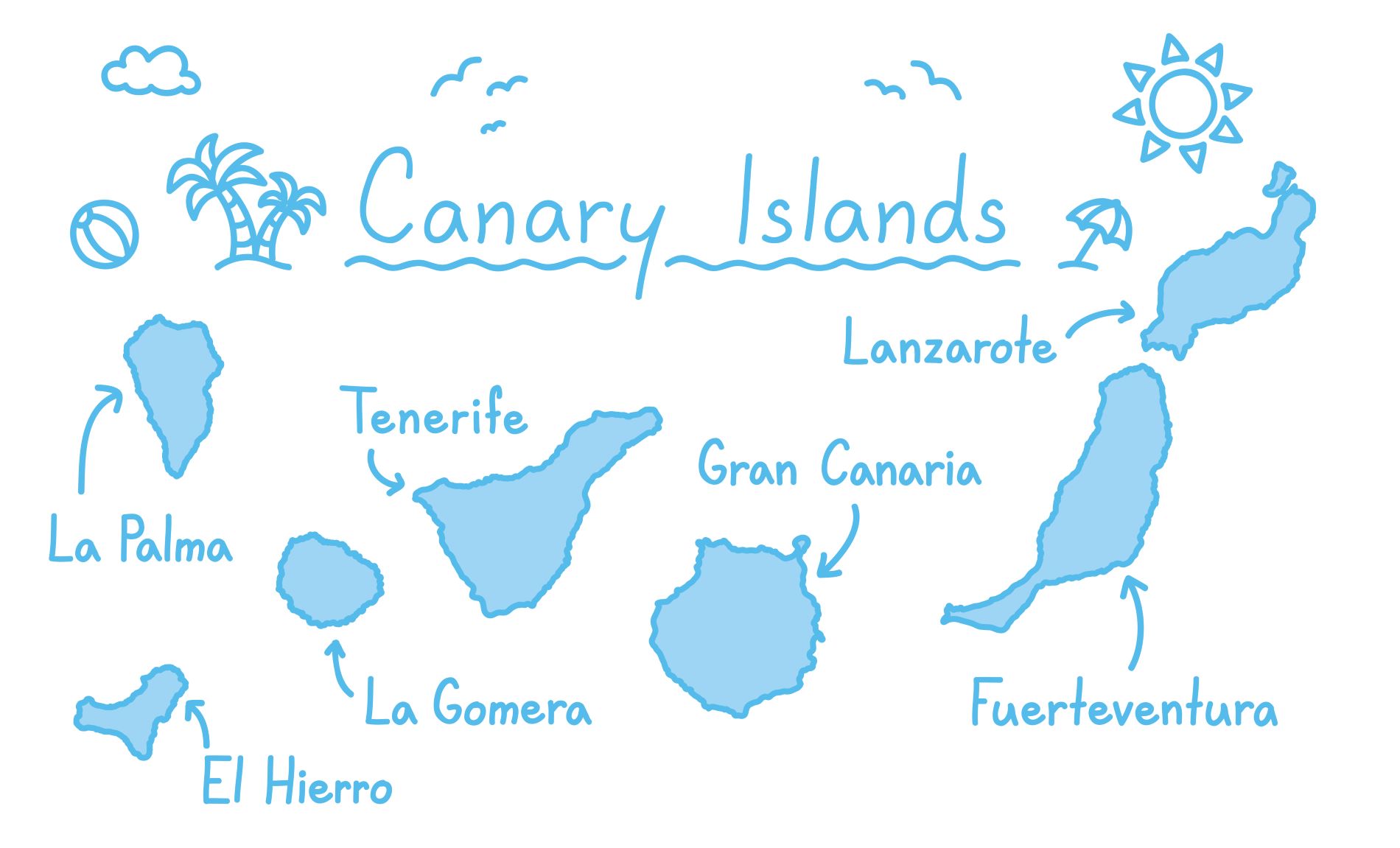 mapa canarias